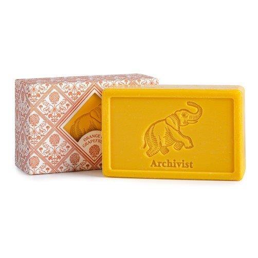 Savon d'Archivist - L'éléphant Hand Soap Bar - Orange & Grapefruit - Vegan 150g
