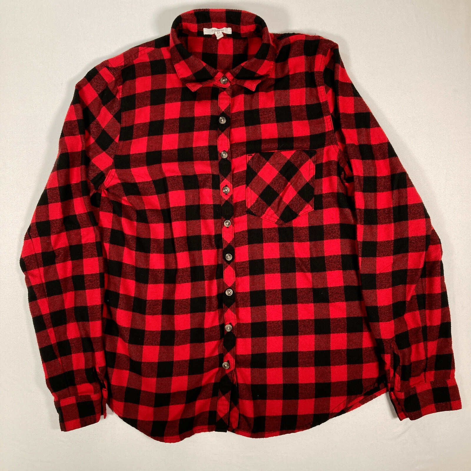 Maurices Shirt Womens Size Small Red 