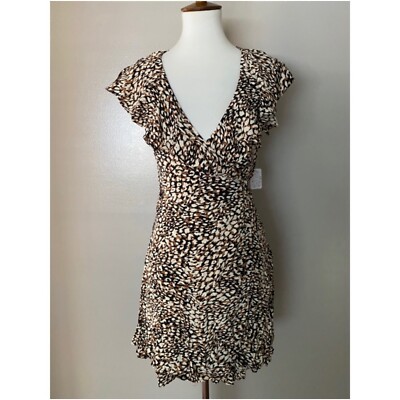 free people french quarter wrap mini dress Free People Women's French Quarter Wrap Mini Dress In Black Size Xs