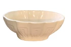 Haeger White Greek Key Geometric Pattern Planter Bowl #17 Vintage MCM 9" EUC