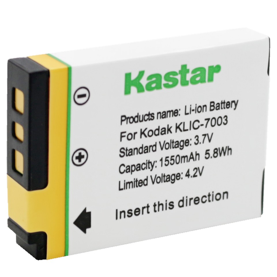 vhbw batteria compatibile con Kodak EasyShare LS633, LS420, LS 443, LS743, LS753, Z730, One fotocamera digitale DSLR (1000mAh, 3,6V, Li-Ion