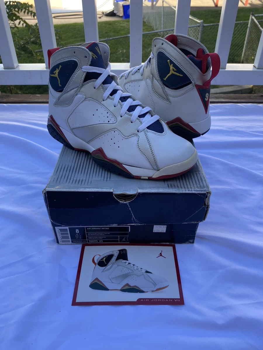 jordan 7 retro olympic 2004 size 8