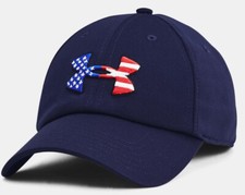 Under Armour Men's Freedom Blitzing Adjustable Cap 1369809 Midnight Navy OSFM