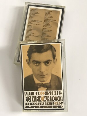 EDDIE CANTOR The Columbia Years 2 Tape Set 1922-1940 Art Deco Series 1 Day Ship!