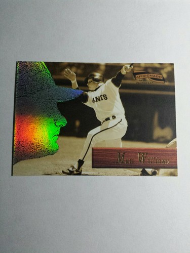 1996 Pinnacle Aficionado Matt Williams #66 card