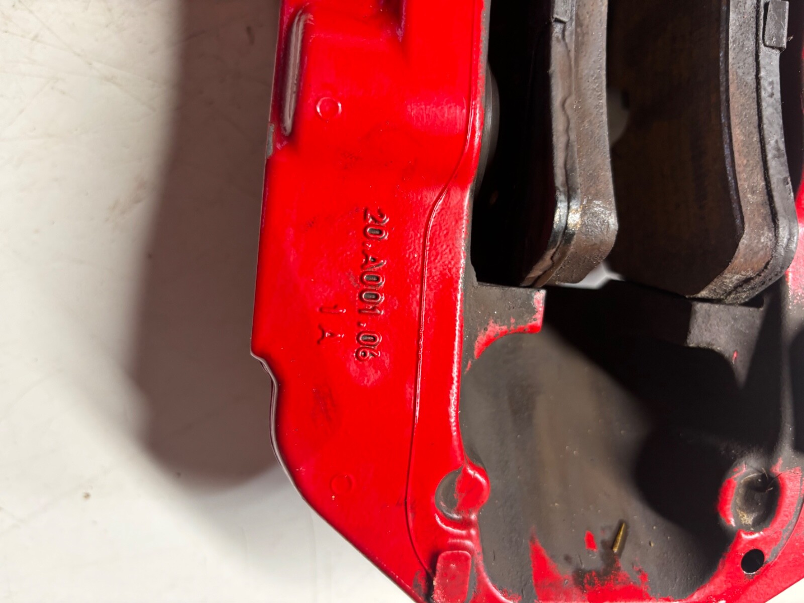 Maserati Ghibli SQ4 GTS Front Red Brembo Brake Caliper OEM