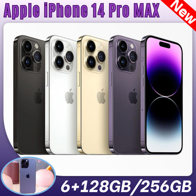 Brand New Apple iPhone 14 Pro Max 128GB/256GB 5G Unlocked Dual SIM Phone Handys