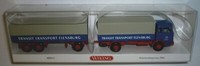 Wiking 043203 Mb Frontlenker Pritsche-/PlanenhäNgerzug 2A/3A Transit Transport