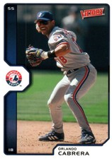 Orlando Cabrera SS Expos Upper Deck Victory Baseball Card #354 2002