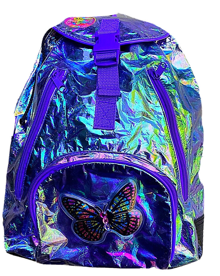 Vintage Butterfly Backpack Horeoi Vintage Butterfly Green Print Casual Backpack for  main image 2