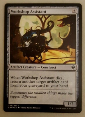 1x Workshop Assistant Commander Legends Magic the Gathering MTG NM