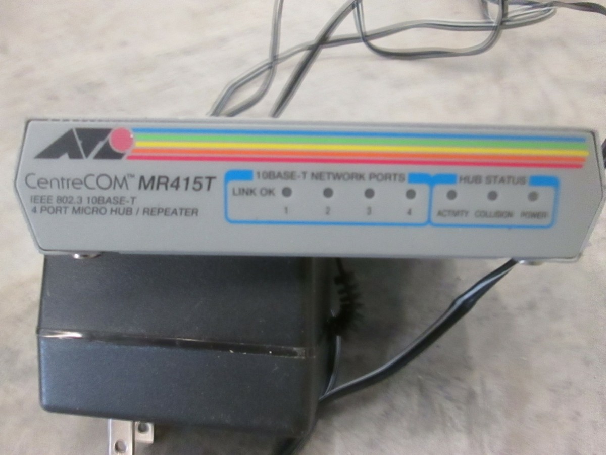 Allied Telesis CentreCOM MR415T 4 Port Micro Hub/ Repeater | eBay