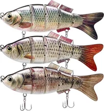 TRUSCEND Fishing Lures for Freshwater and Saltwater, Lifelike Swimbait