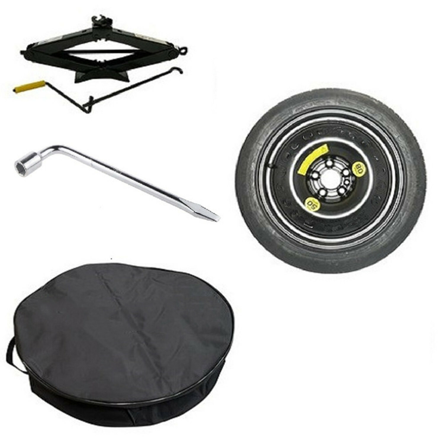 Roue de secours galette 17" pour BMW X3 E83 avec cric et clé
