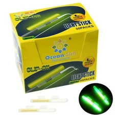Fishing Glow Sticks for Pole Dry Type Green Fluorescent Tubes Luminous Wand