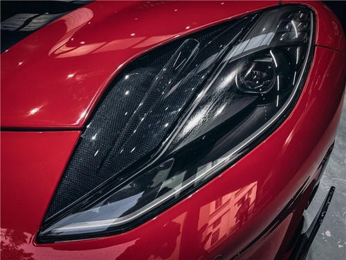 Faros con cubierta de faro estilo MSY súper rápidos de carbono seco para Ferrari 812 17-20 - Imagen 4 de 23
