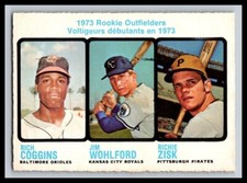 1973 O-PEE-CHEE OPC  BASEBALL  # 611  1973 ROOKIE OUTFIELDERS      25524