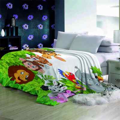Tiger Edge Progress Ladder 3D Warm Plush Fleece Blanket Picnic Sofa Couch