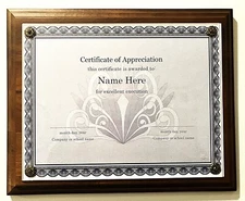 Jostens Original Brown Wooden Diploma or Picture Frame