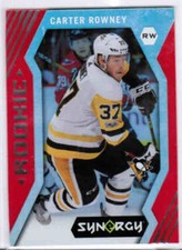 17/18 UD SYNERGY HOCKEY ROOKIES RC RED PARALLEL CARDS (#51-100) U-Pick From List