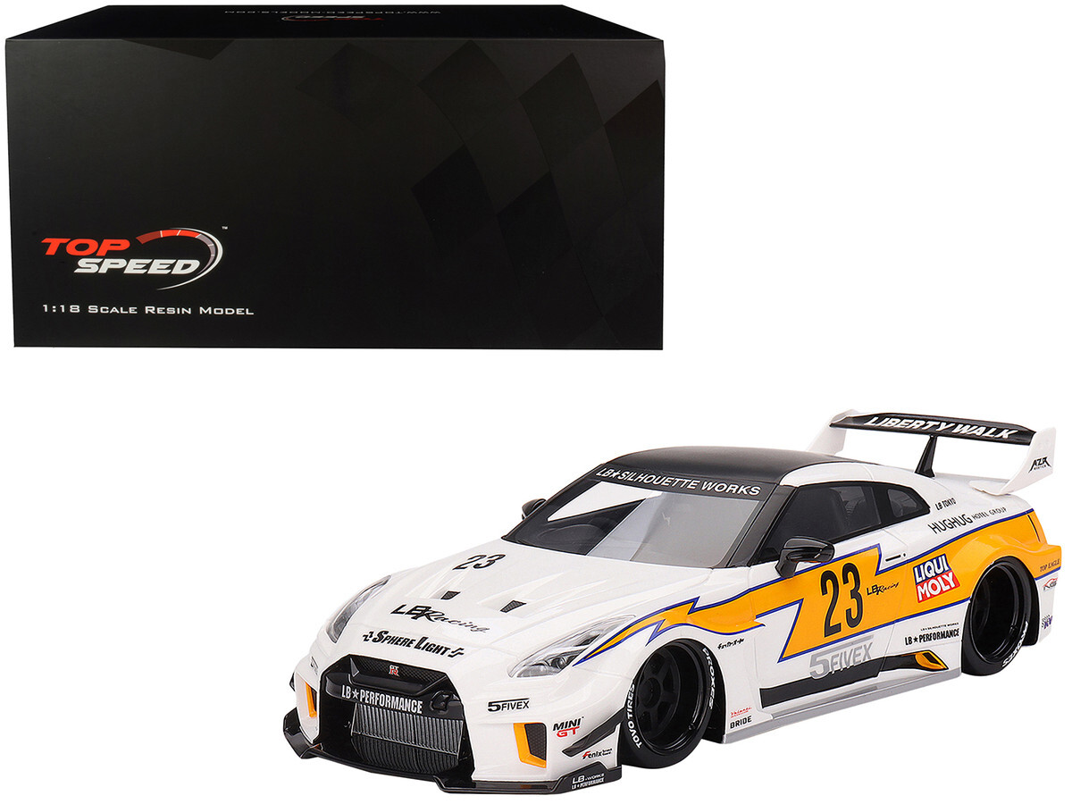 NISSAN LB-SILHOUETTE WORKS GT 35GT-RR VER.1 RHD #23 1/18 BY NISSAN LB-SILHOUETTE WORKS GT 35GT-RR VER.1 RHD #23 1/18 BY