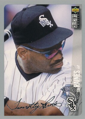 Tim Raines 1996 Upper Deck Collector's Choice  Silver #95  Chicago White Sox