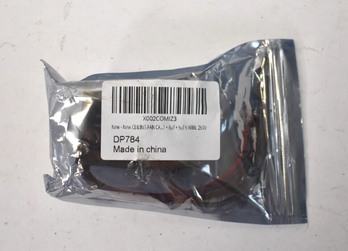 CBB61 Ceiling Fan Capacitor 4.5uf 6uf 5uf 5 Wire 250V Replacement Part  -image