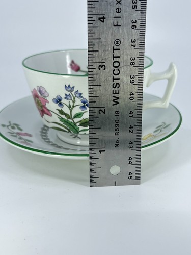 2pc Rare Vintage SPODE England Fine China SUMMER PALACE Tea Cup & Saucer Floral - Picture 24 of 24