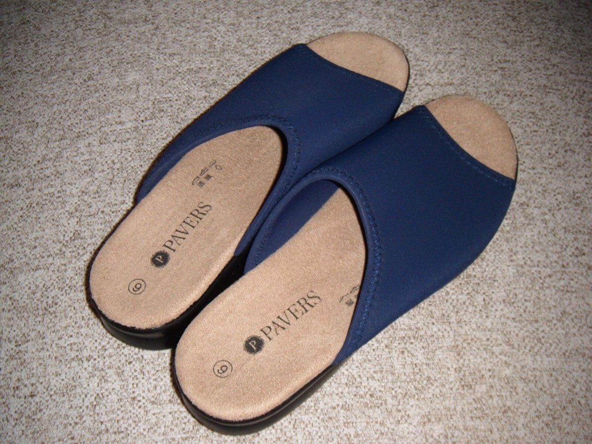 Pavers Mule Sandals Navy Size UK