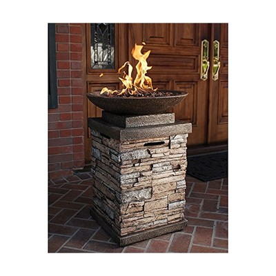 40k Btu Bond Outdoor Fire Pit Newcastle Propane Firebowl New