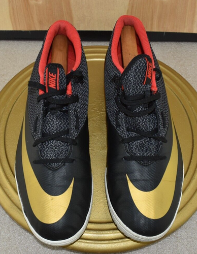 Nike Mercurial X Pro IC Men's Shoes Size 13 Black/Gold Soccer Indoor -Flaws- - Picture 6 of 14