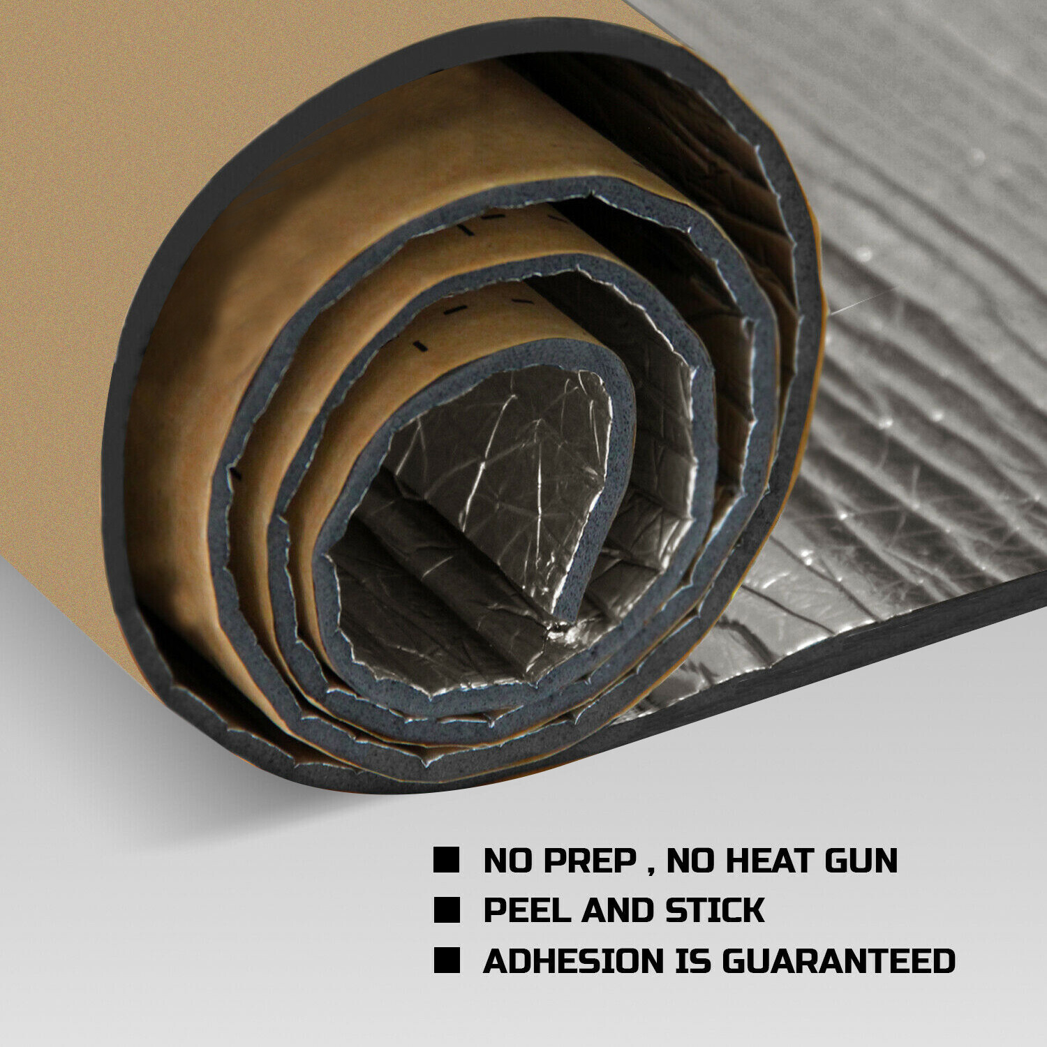80 Mil Butyl Sound Deadening Mat - 24.5 Sq Ft (12 Sheets), Car Audio & Heat Insulation