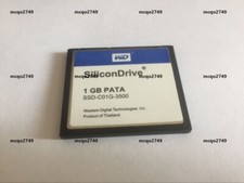 WD SiliconDrive 1GB PATA Industrial SSD-C01G-3500 CF CARD