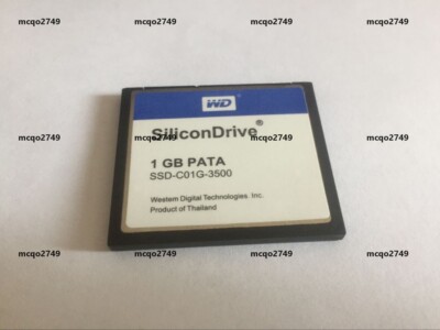 WD SiliconDrive 1GB PATA  Industrial  SSD-C01G-3500 CF CARD