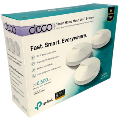 ♪TP-Link メッシュwi-fi　Deco M9 Plus USED♪ TP-LINK Deco M9 Plus AC2200 Smart Home Mesh Wi-Fi System (3