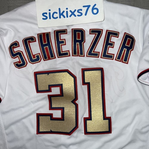 Washington Nationals 2019 Nike Max Scherzer World Series Champions Home Jersey - Picture 8 of 10