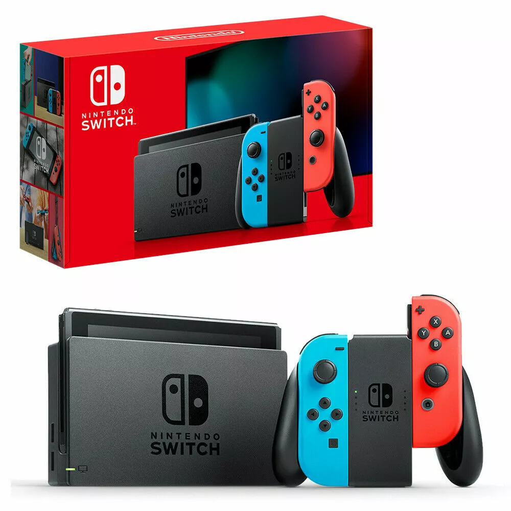 Nintendo switch 32gb neon on sale console
