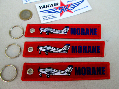 Morane Keychain Anhänger 3er SET AVIATOR  / Avion / Aircraft / YakAir 
