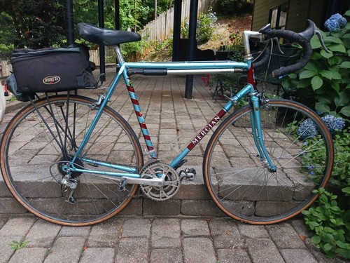 Vintage 1988 Mercian Bike, King of Mercia -58.5cm, Blue/Red (Read Desciption)