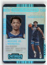 2022-23 Panini Contenders #18 Wendell Moore Jr. Permit to Dominate ☘️729