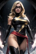 Ms Marvel ⚡️Double Sided - Ltd to 100 W/ CoA Deviant Nation Art Book