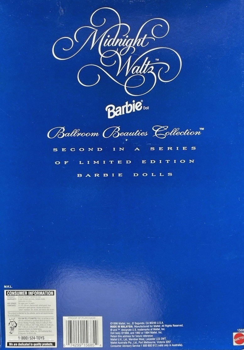 Midnight Waltz 1996 Barbie Doll for sale online | eBay