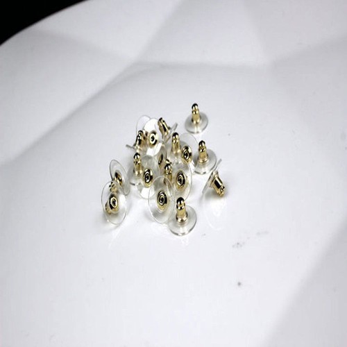 Rubber Clear Stopper Plugs Earring Pads Ear Stud Backs Earring Back Stoppers