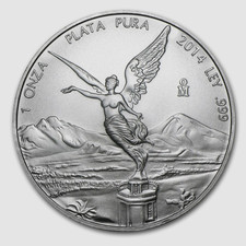 2014 Mexico Silver Libertad 1 Oz 999 Silver Coin ~ Amazing Luster
