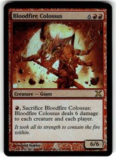 MTG 10E 10th Edition Card 101/383 R Bloodfire Colossus Foil