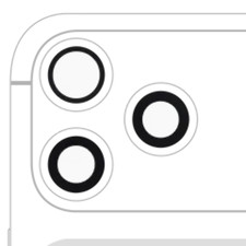 Back Camera Lens Glass Only With Adhesive For iPhone 17 Pro / 17 Pro Max 3 Pi