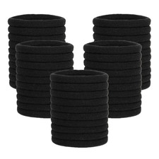 100 Pcs Elastic Hair Ties, Thick Seamless Hair Bands No Damage Soft Ponytail Hol