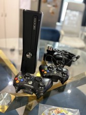 Microsoft Xbox 360 S Matte Black Console with 250GB Hard Drive and Power Cable