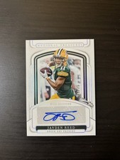 Jayden Reed 2024 National Treasures Signatures Silver Holo /25 Autograph Auto SP