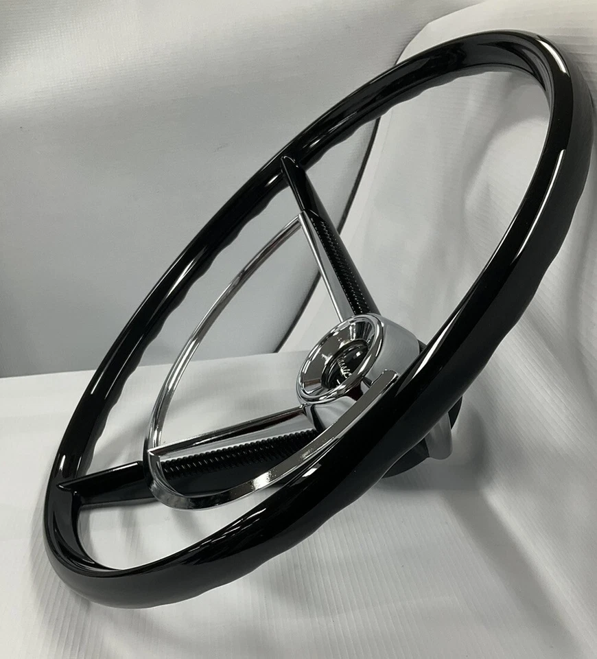 For 61-70 Ford F100 Truck Custom 15" Steering Wheel W/ Horn Button 60-63 Car - Imagem 3 de 4